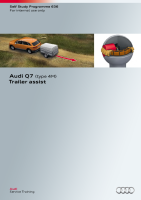 SSP 636 Audi Q7  type 4M  Trailer assist 
